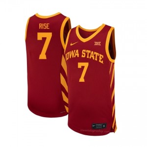 Iowa State #7 Anthony Rise Cardinal Jersey | Men NCAA Basketball Premium Durable Apparel 70790586