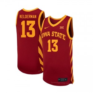 Cade Kelderman #13 Cyclones Cardinal Men Jersey | University Basketball Exclusive Release Fan Uniform 74591814