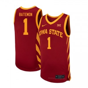 Jamarion Batemon #1 Cyclones Cardinal Men Jersey | High School Basketball Exclusive Release Fan Uniform 65085978