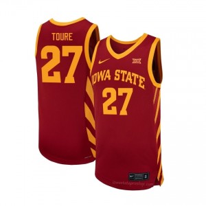 Killyan Toure #27 Cyclones Cardinal Men Jersey | College Basketball Exclusive Release Fan Uniform 82199516