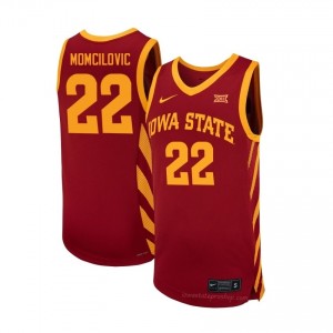Iowa State #22 Milan Momcilovic Cardinal Jersey | Men College Basketball Premium Durable Apparel 64662045